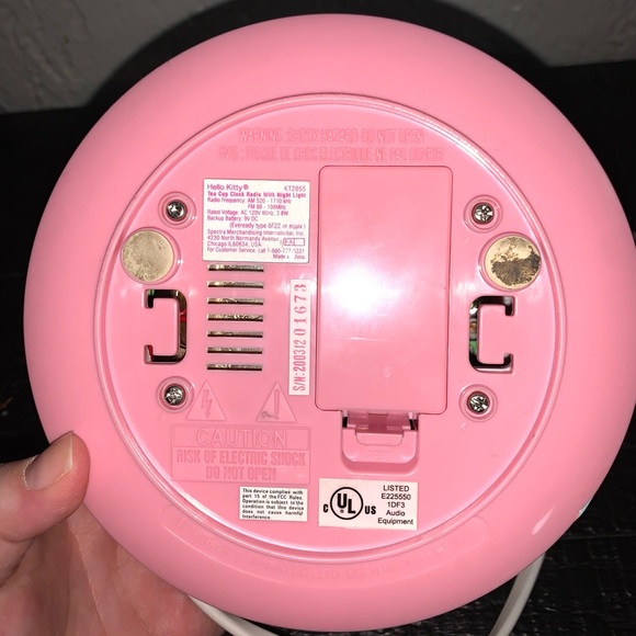 < Vintage Hello Kitty Tea Cup Alarm Clock & Night Light > - Picture 4 of 4